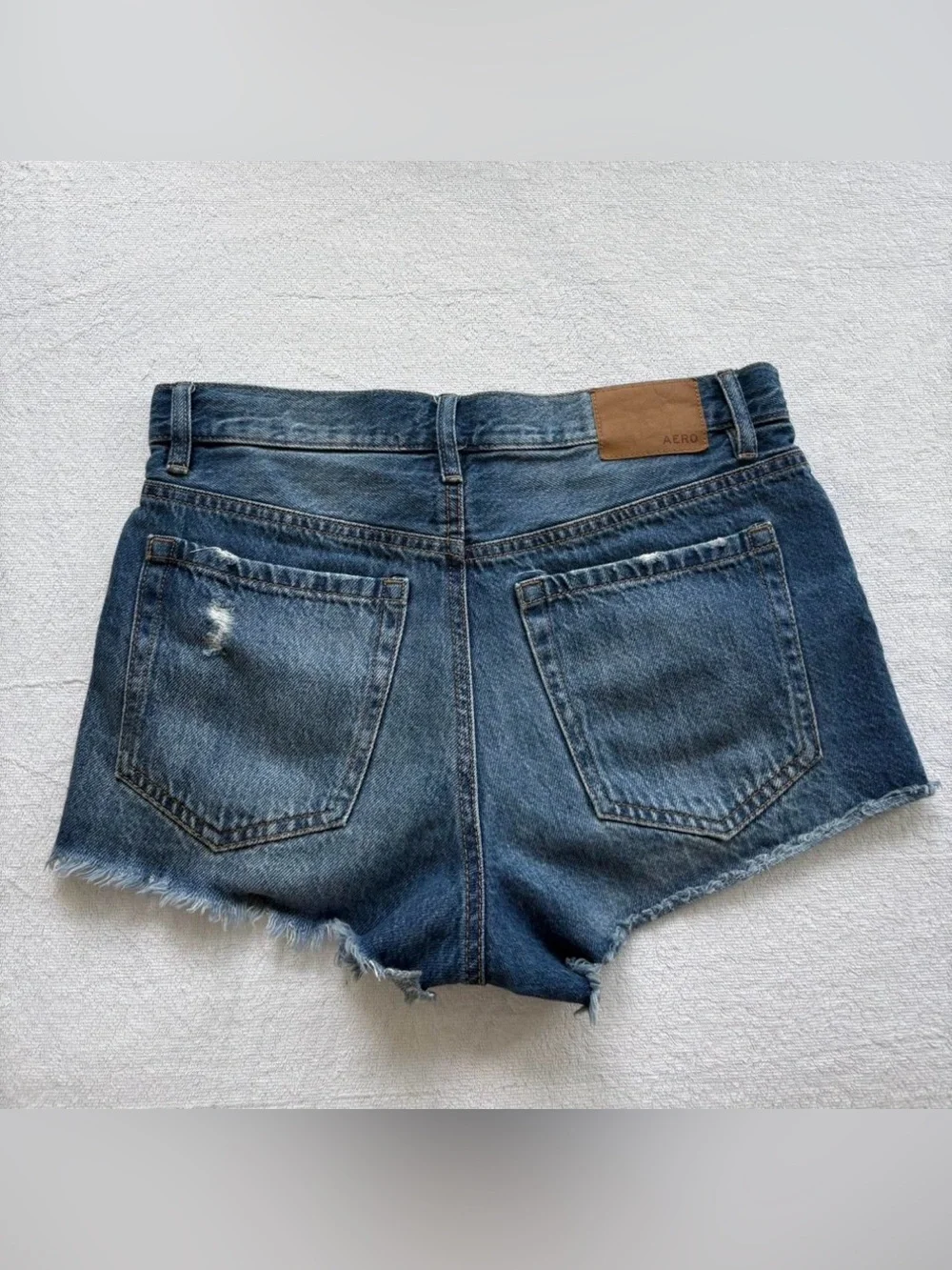 Aeropostale vintage blue denim shorts